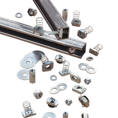 B-Line series channel nuts, u-bolts, all threaded rod (ATR) and hardware 