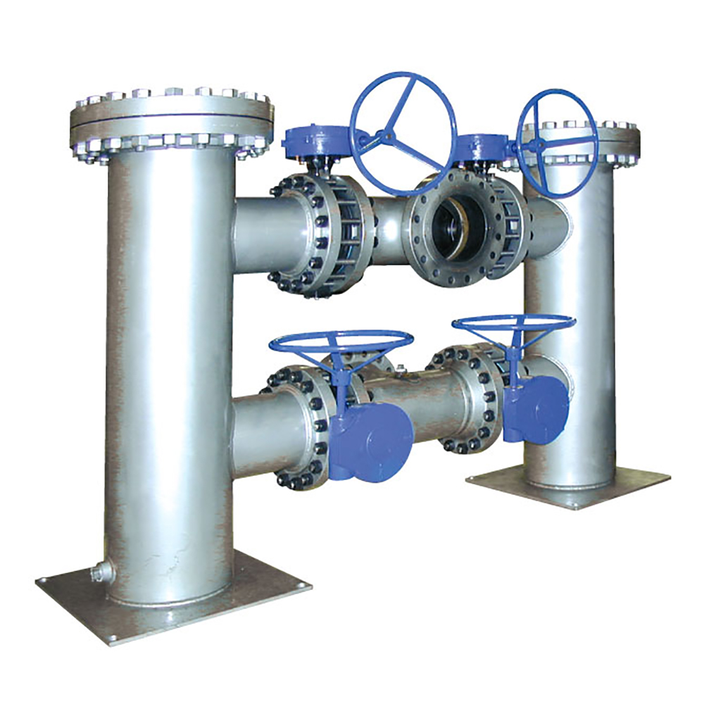 Model 950B Duplex Offset Strainer Bolted Cover (BC) 2-24 inch