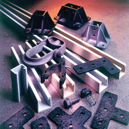 Fiberglass channel and fittings